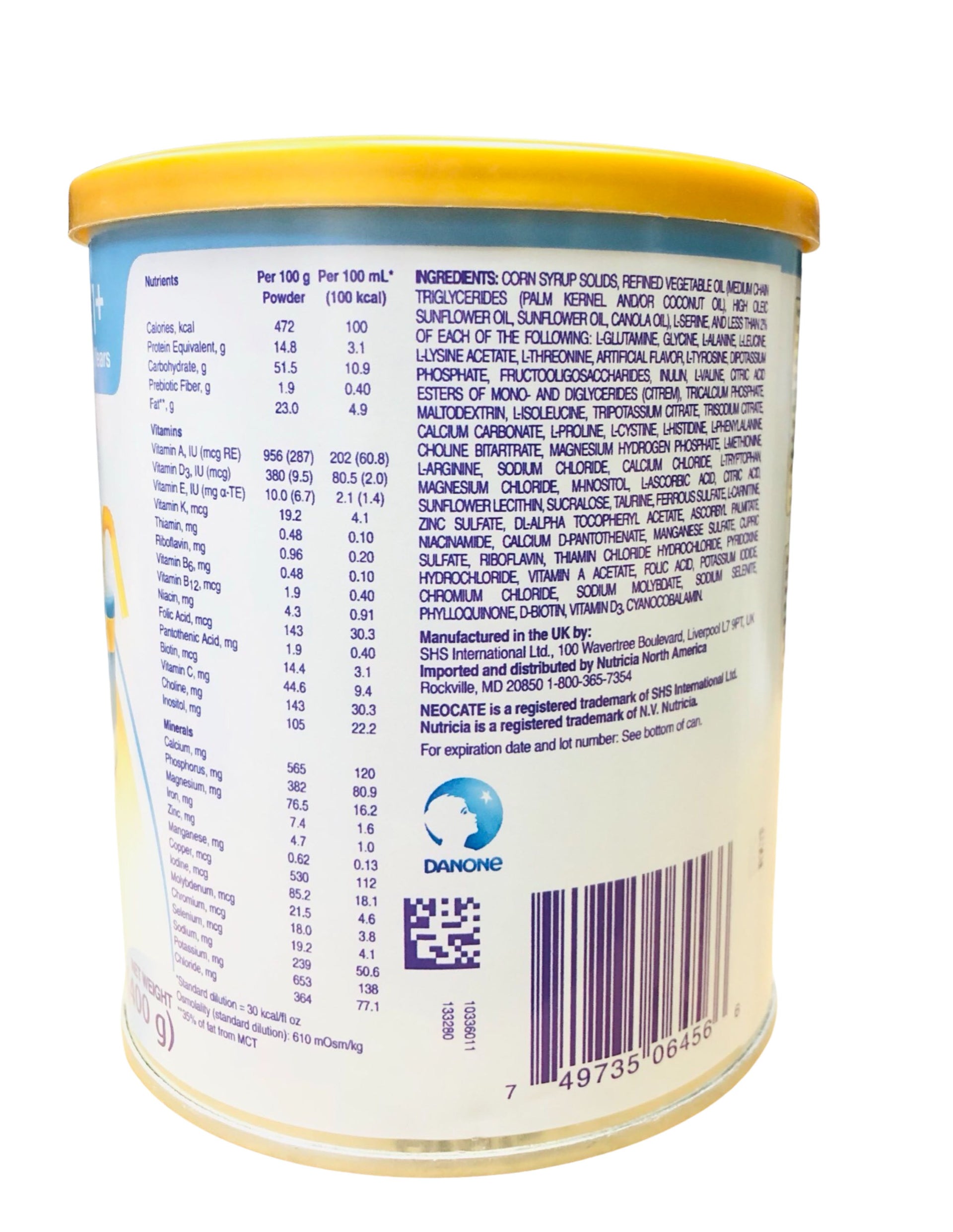 Neocate Junior Strawberry 14.1 oz Powder (1 Can)