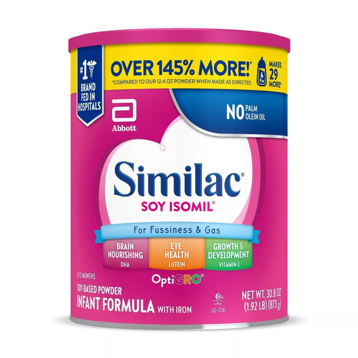 Similac Soy Isomil Infant Formula 30.8 oz Powder