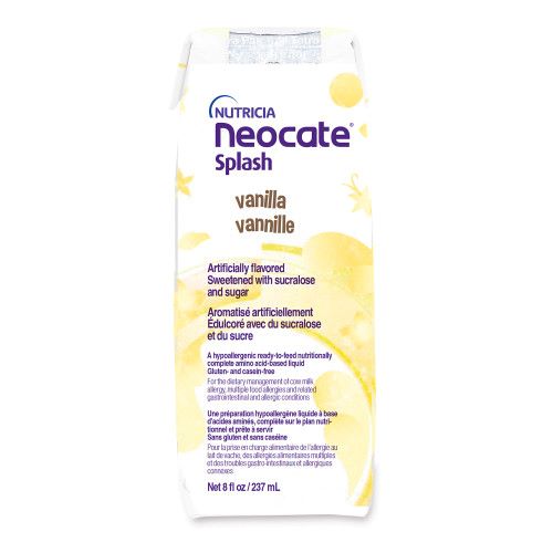 Neocate Splash Vanilla 8 fl oz (Case of 27)