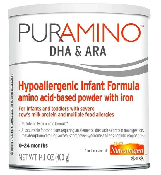 PurAmino DHA & ARA Hypoallergenic Infant Formula 14.1 oz Powder (Case of 4)