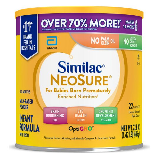 Similac Neosure Infant Formula 22.8 oz Powder (Case of 4)